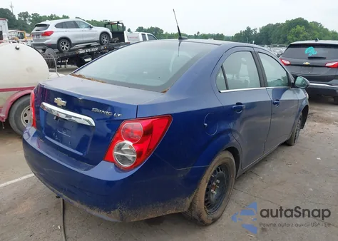 2013 Chevrolet Sonic Lt Auto из США, поврежденный, VIN 1G1JC5SH4D4124601